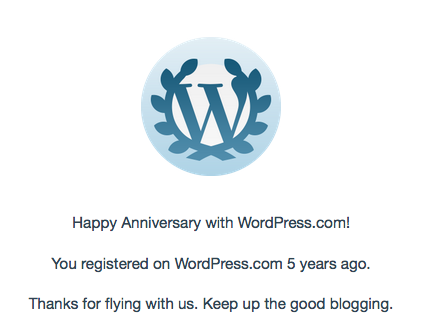 Recounting Five Years of My Life As a Blogger