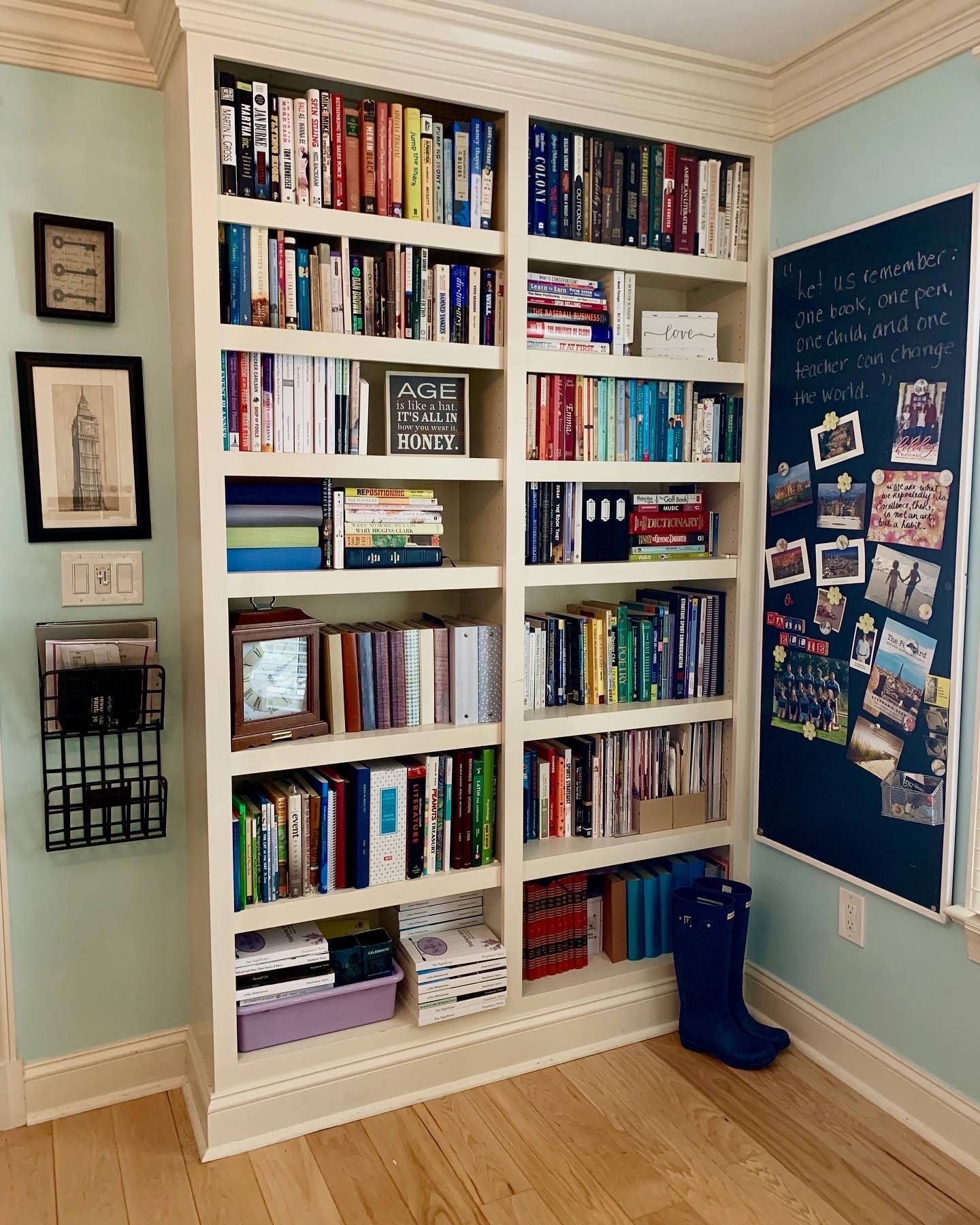 Books. Book Talks. Bookshelves.